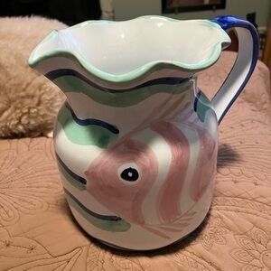 Vietri Italian Ceramic Pitcher